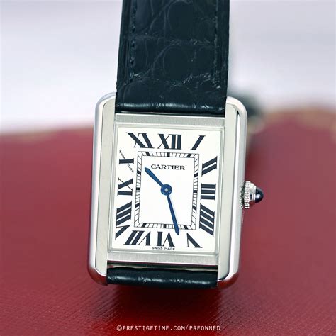 cartier tank must occasion|pre owned cartier tank solo.